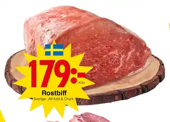 Matöppet Rostbiff erbjuda