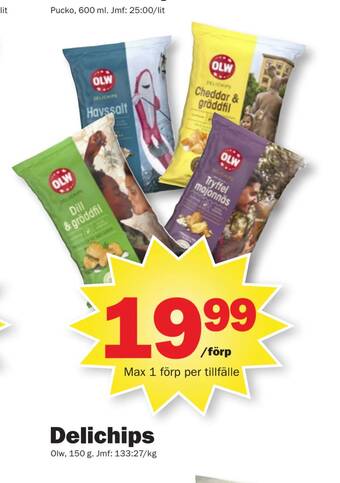Pekås Delichips erbjuda