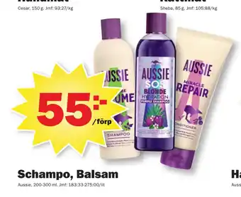 Pekås Schampo, balsam erbjuda
