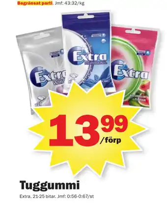 Pekås Tuggummi erbjuda