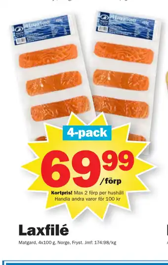 Pekås Laxfilé erbjuda