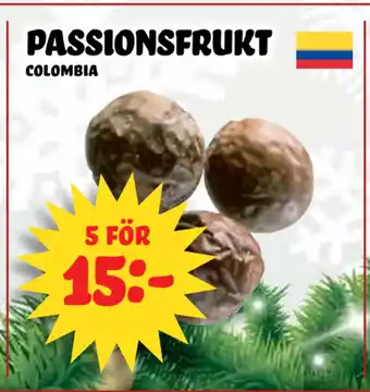 Nelins Passionsfrukt erbjuda