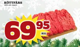 Prisma Mat Köttfärs erbjuda