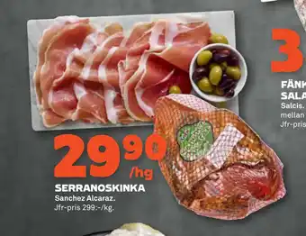 Stora Coop Serranoskinka erbjuda