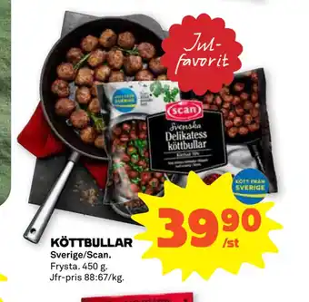 Stora Coop Köttbullar erbjuda