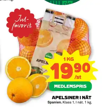 Stora Coop Apelsiner i nät erbjuda
