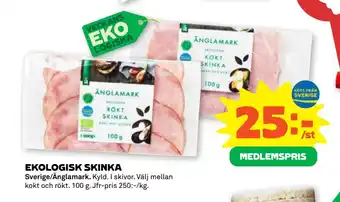 Stora Coop Ekologisk skinka erbjuda