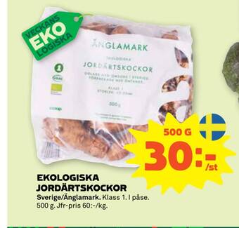 Stora Coop Ekologiska jordärtskockor erbjuda