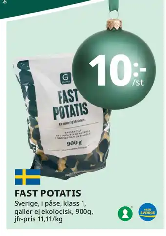 Tempo Fast potatis erbjuda