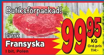 Supergrossen Fransyska erbjuda