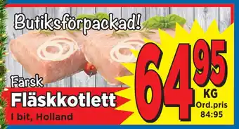 Supergrossen Fläskkotlett erbjuda