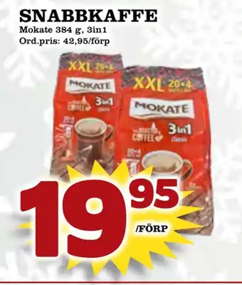Supergrossen Snabbkaffe erbjuda