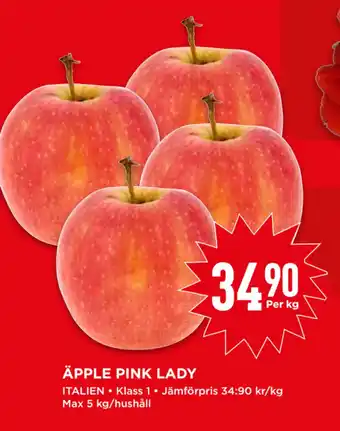 Willys Äpple pink lady erbjuda