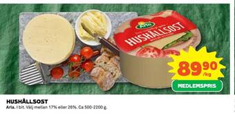 Coop Hushållsost erbjuda