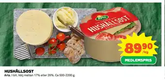 Coop Hushållsost erbjuda