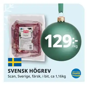 Tempo Svensk högrev erbjuda