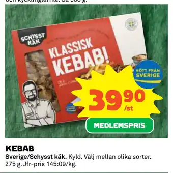 Coop Kebab erbjuda