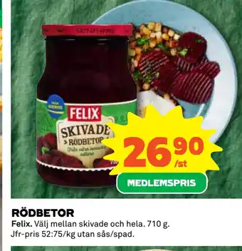 Coop Rödbetor erbjuda
