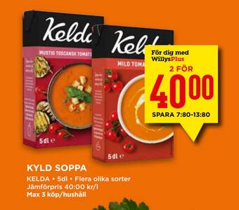 Willys Kyld soppa erbjuda