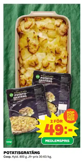 Coop Potatisgratäng erbjuda