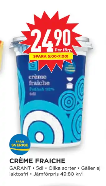 Willys Hemma Crème fraiche erbjuda