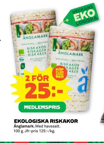 Coop Forum Ekologiska riskakor erbjuda
