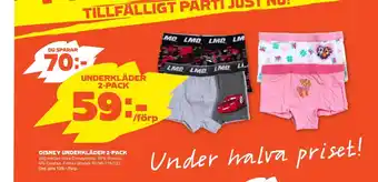 Disney underkläder 2-pack