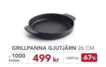 Coop Forum Grillpanna gjutjärn 26 cm erbjuda