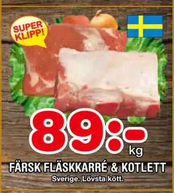 Nya Pulsen Färsk fläskkarré & kotlett erbjuda