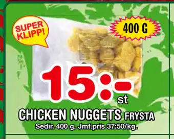 Nya Pulsen Chicken nuggets erbjuda