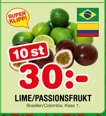Nya Pulsen Lime/passionsfrukt erbjuda