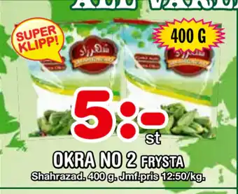 Nya Pulsen Okra no 2 erbjuda