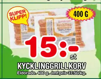 Nya Pulsen Kycklinggrillkorv erbjuda