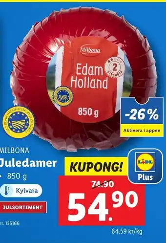 Lidl MILBONA Juledamer erbjuda