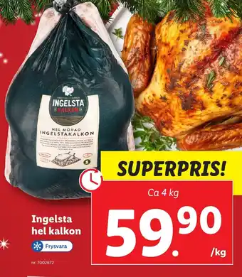Ingelsta hel kalkon