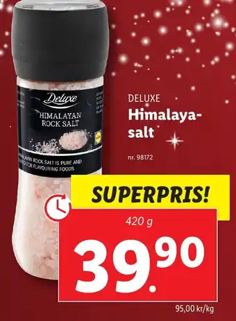 Lidl DELUXE Himalaya-salt erbjuda