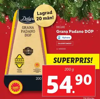 Lidl DELUXE Grana Padano DOP erbjuda