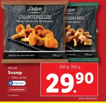 Lidl DELUXE Svamp erbjuda