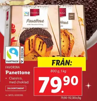 Lidl FAVORINA Panettone erbjuda