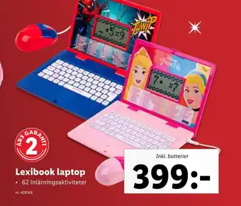 Lidl Lexibook laptop erbjuda