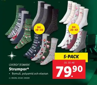 Lidl LIVERGY/ESMARAⓇ Strumpor erbjuda
