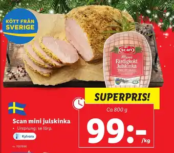 Lidl Scan mini julskinka erbjuda