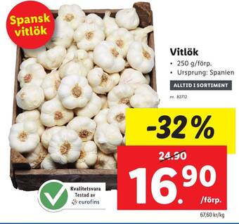 Lidl Vitlök erbjuda
