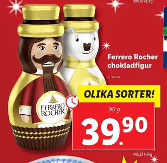Lidl Ferrero Rocher chokladfigur erbjuda