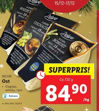 Lidl DELUXE Ost erbjuda