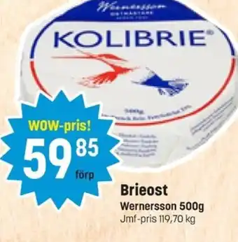 Eurocash Brieost Wernersson 500g erbjuda