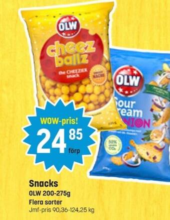 Eurocash Snacks OLW 200-275g erbjuda
