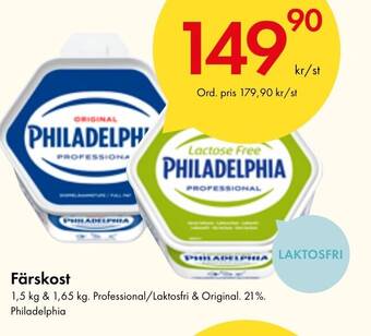 Snabbgross Färskost PHILADELPHIA erbjuda