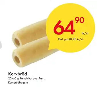 Snabbgross Korvbröd erbjuda