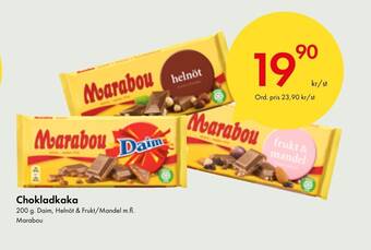 Snabbgross Chokladkaka 200g Marabou erbjuda